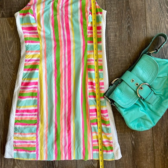 Size 4 Striped Lilly Pulitzer Shift Dress - Picture 6 of 13